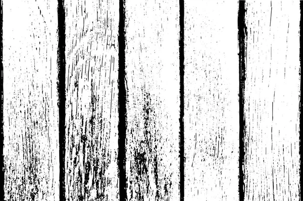 Distressed wooden planks overlay texture. Vector illustration. Wood grain background. — Stock Vector