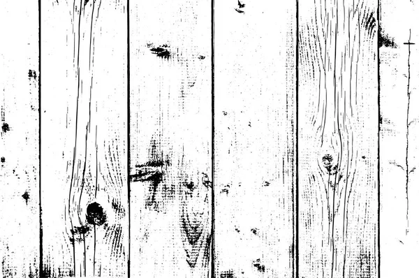 Tablones de madera en dificultades superponen la textura. Ilustración vectorial. Fondo de grano de madera . — Archivo Imágenes Vectoriales
