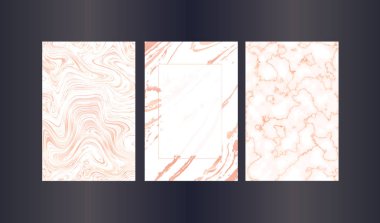 Vektör zarif siyah ve altın broşürü, düğün davetiye, arka plan, kapak. Mermer doku ve altın geometrik çerçeve tasarım şablonu. Altın arka plan.