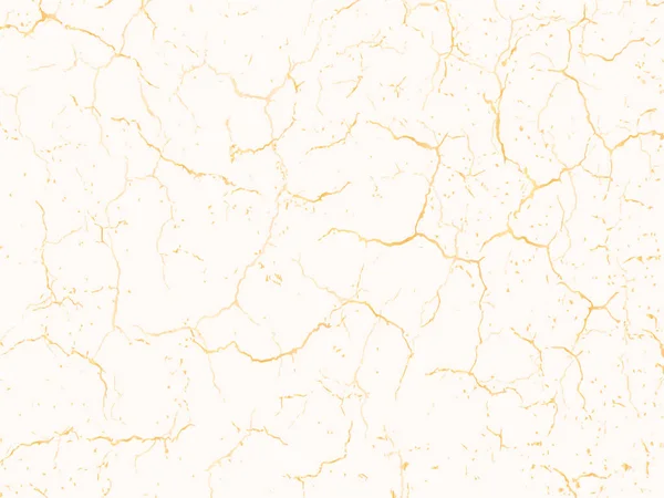 Vector goud chique textuur. Patina krassen gouden nood grunge achtergrond. Goud verontrustend effect. — Stockvector