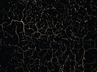 Patina altın elementleri kaşı. Vektör altın grunge dokusu. Moda cazibe arkaplanı.