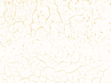 Vektör altın şık dokusu. Patina, altın tehlike arkaplanını tırmaladı. Altın sıkıntısı etkisi.