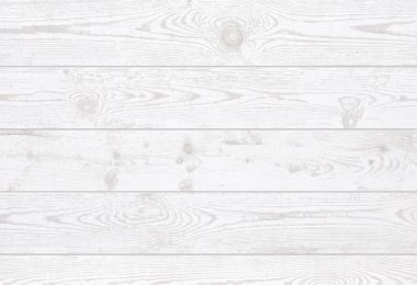 Beyaz ahşap kaplama. Düz atış yapmak için tablonun üst görünüm yüzeyi.