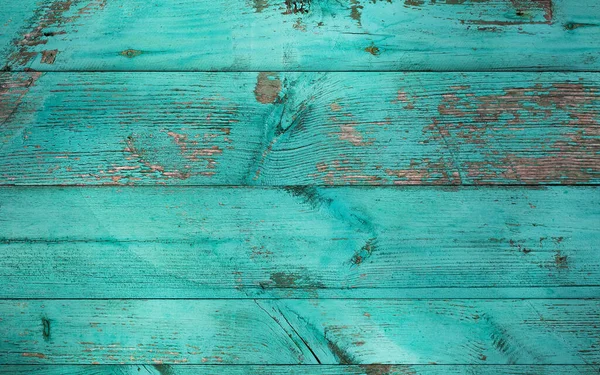 Väderbeströdd blå trä bakgrund struktur. Shabby trä teal eller turkos grön målade. Vintage strand trä bakgrund. — Stockfoto