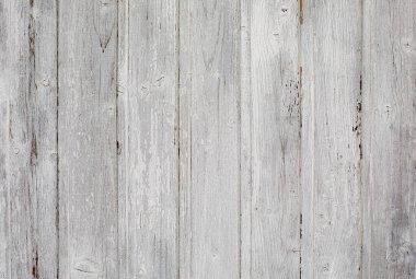 Beyaz ve gri ahşap kaplama arka plan. Tahta dokusunun üst görünüm yüzeyi.