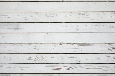 Eskimiş beyaz ahşap arka plan dokusu. Masanın üst görünüm yüzeyi.