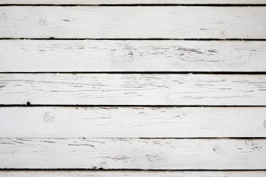 Eskimiş beyaz ahşap arka plan dokusu. Masanın üst görünüm yüzeyi.