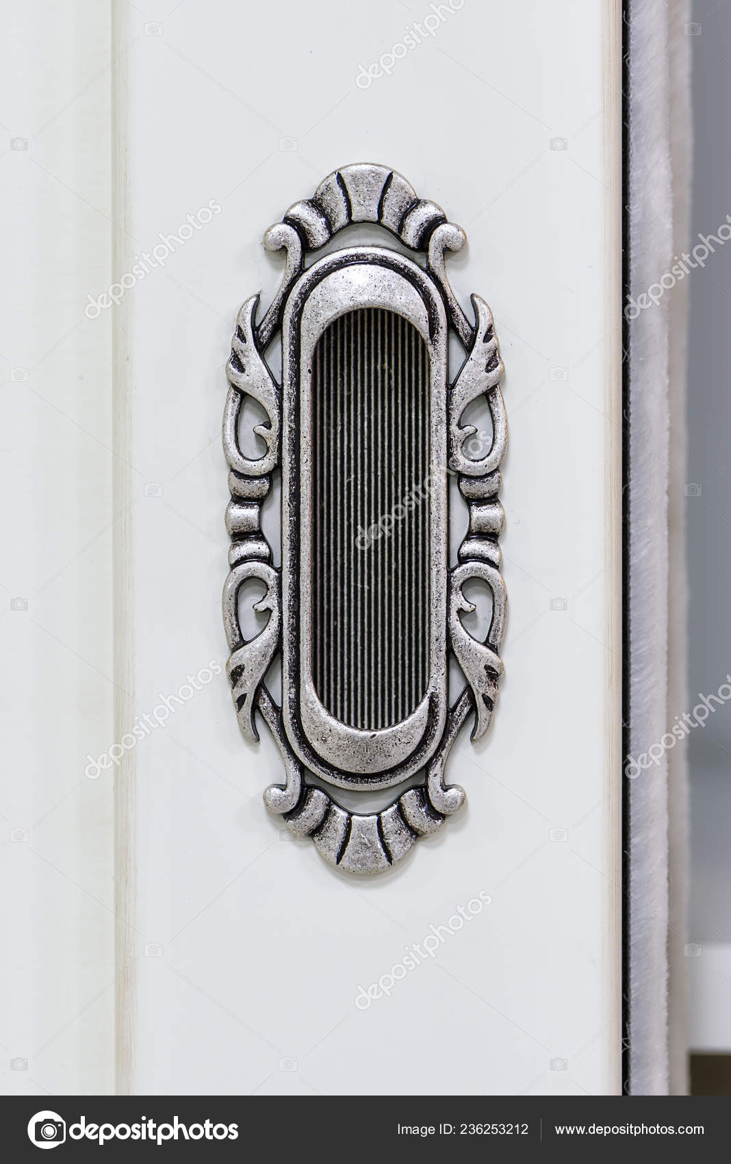 Handle Sliding Wardrobe Made Vintage Style Stock Photo C Akhte