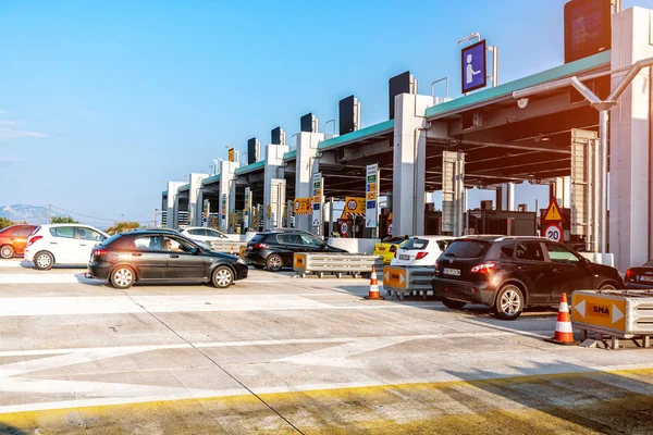 paralı yol üzerinde denetim noktası