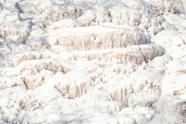 Frozen waterfall Jurin. Ukraine