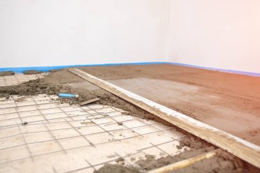 Beton ev yapımı katında sıvama Oluşturucusu alt