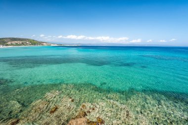 Kristal turkuaz plajları, Yunanistan. Sithonia