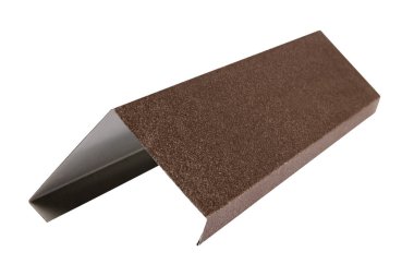 Bir evin çatı kullanılan bağlantı elemanları. Metal Kiremit. Beyaz arka plan üzerinde izole.