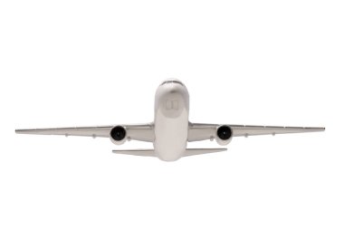 Uçak beyaz arka plan üzerinde izole. Tasarımcı için tüm İmkanları.