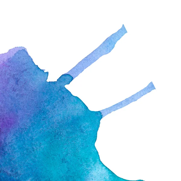 Soyut mavi renkli suluboya arka plan. Leke. doku