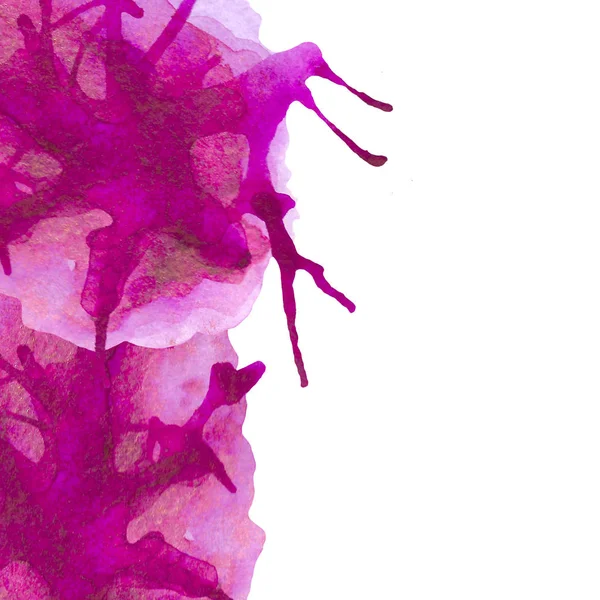 Aqua illüstrasyonu. Suluboya topuklar. Suluboya arka plan. Soyut arkaplan. Ahududu lekeleri. Mor noktalar.