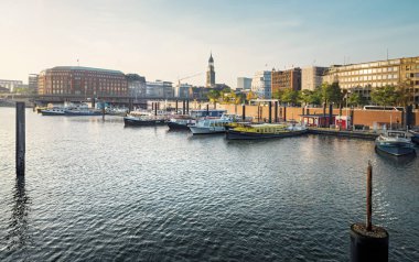 Hamburg Elbe River Waterfront