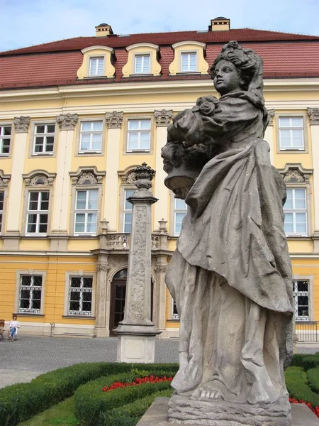 Breslau Garten Und Skulptur Des Museums Der Stadt Breslau Polen — Stockfoto