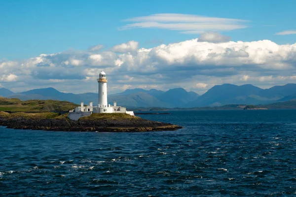 Lighthouse on the Isle of Lismore Inner Hebrides Scotland Royalty Free Stock Photos