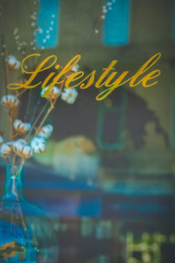 Bir Dükkan Penceresinde Yaşam Tarzı İşareti