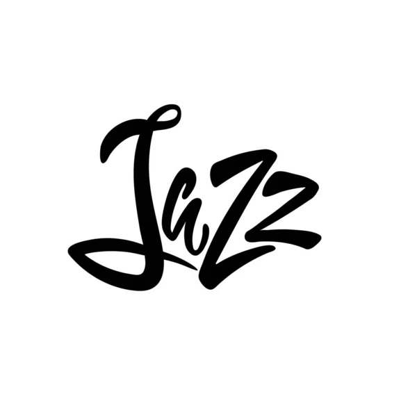 Logo Lettrage Jazz Illustration Vectorielle — Image vectorielle