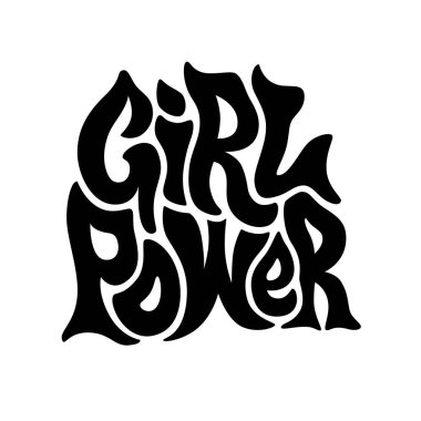 Giysiler için Super Girl metin Vektör illüstrasyon. Süper Kız rozeti/etiketi/simgesi. İlham verici teklif kartı/davetiye/banner. Kadınkal kaligrafi arka plan. Süper Kız yazı tipografi posteri. Eps 10