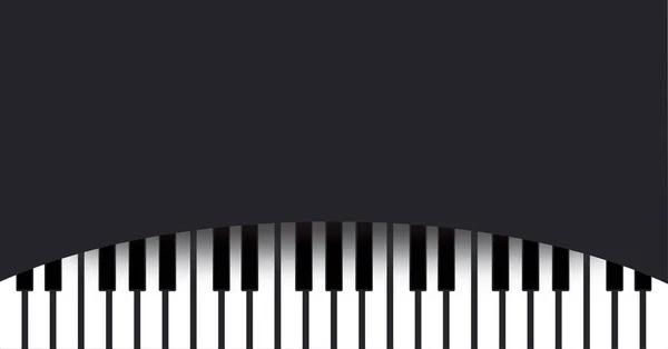 Teclado Piano Vector Notas Música Notas Musicales Ondas Vector Eps — Archivo Imágenes Vectoriales