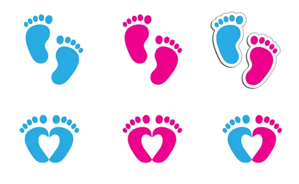 Baby Coming Soon Baby Gender Reveal Symbol Baby Girl Baby — Stock Vector