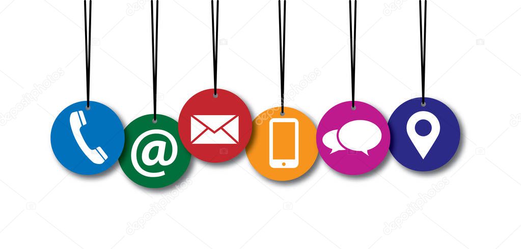 Contact us symbols Social Media network icons symbols colour color network icons icon contact us email mobile signs sign fun funny talk Network digital technology People  connect busines whatsapp app