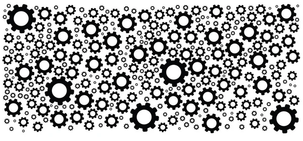 Cogwheels Cerveau Pensez Grandes Idées Mécanisme Engrenage Paramètres Outils Modèle — Image vectorielle