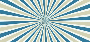 Mavi. Yıldız patlaması stili, geçmişe dönük pop sanatında şeritleri şekillendirir. 80 'lerin arka planında komik vektör çizgi çizgi çizgisi Geometrik dikişsiz desen elementleri. Gün ışığı çizgi çizgi çizgi çizgisi ışınları Güneş günışığını patlatır.