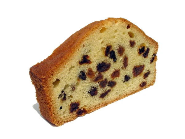 Świeży Rodzynki Smaczne Ciasto — Zdjęcie stockowe