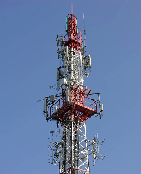 Telecommunication Tower Communication Technology — Fotografia de Stock