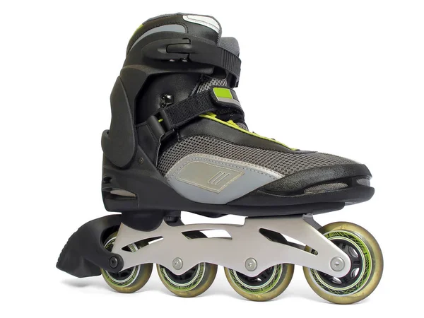 One Boot Roller Skates Pair Isolated White Background — Stock Photo, Image