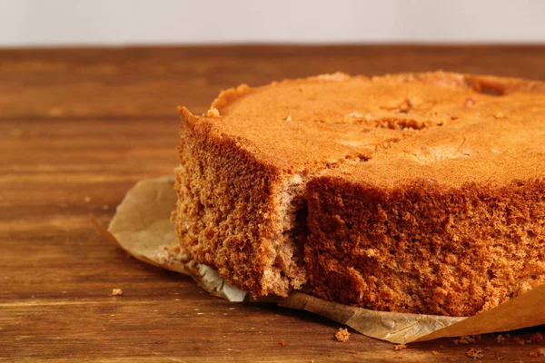 Homemade Apple Sponge Cake — Stock Photo, Image