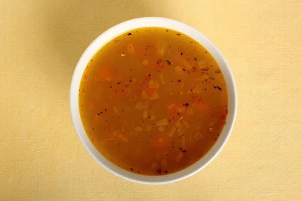 Tasty Red Lentils Soup — Stock Photo, Image