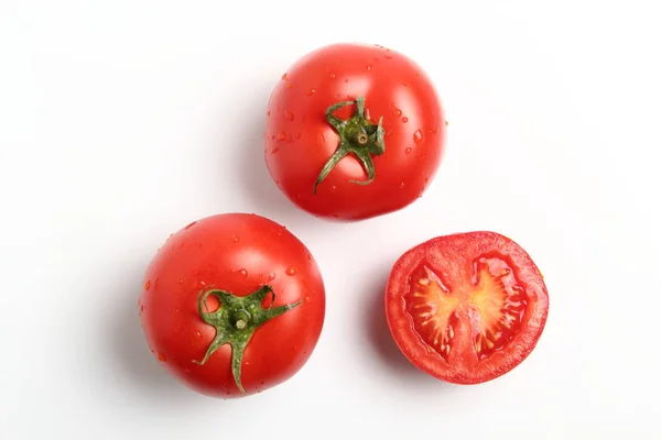 fresh Tomatoes isolated on white background