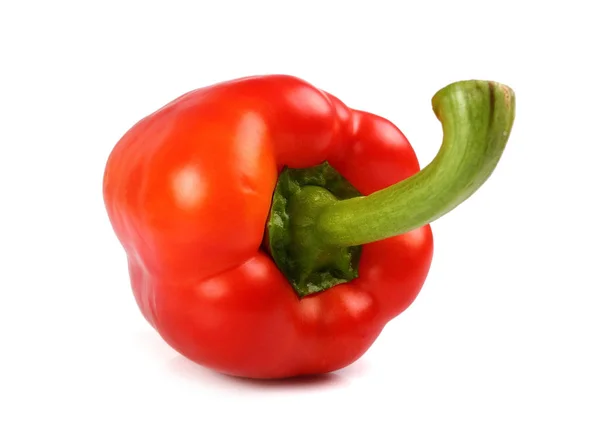 Red Bell Pepper Isolated White Background — Stock Photo, Image