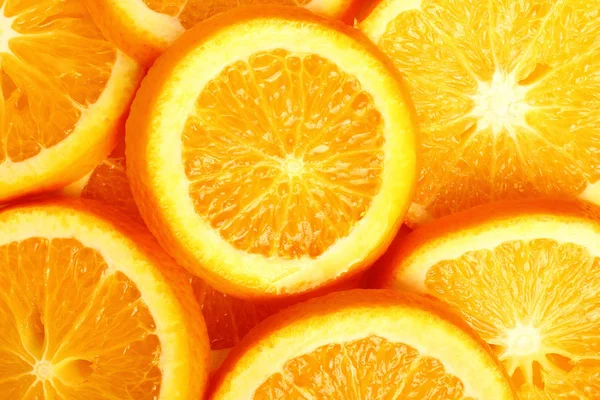 Fresh Orange Slices Background — Stock Photo, Image