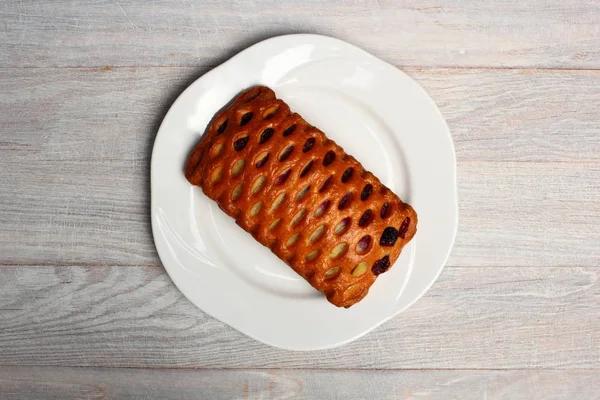 Viennoiserie Elma Yaban Mersini Puf Böreği — Stok fotoğraf