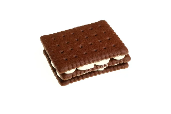 Crema Cioccolato Cookie Sandwich — Foto Stock