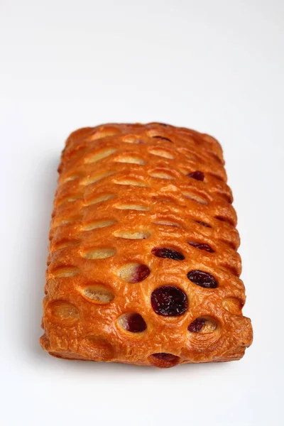 Viennoiserie Äpple Och Blåbär Smördeg — Stockfoto