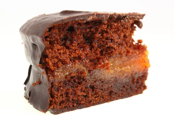 Smaczny Tort Czekoladowy Sachera — Zdjęcie stockowe