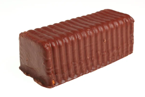 Chocolate Glazed Marble Loaf Cake — Stock Photo, Image