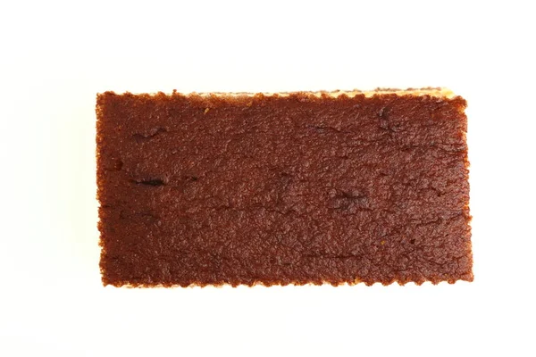 Gâteau Éponge Avec Remplissage Cacao — Photo