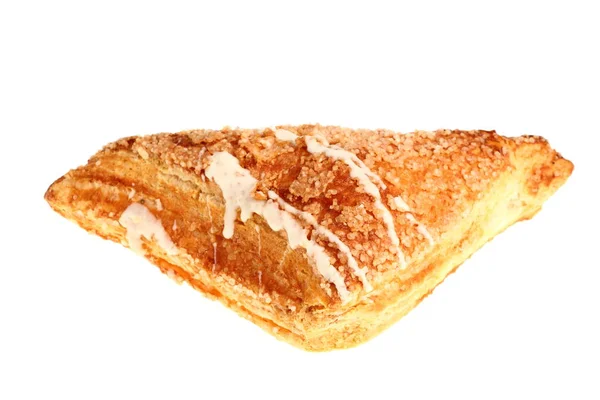 Puff Pastry Turnover White Background — Stock Photo, Image