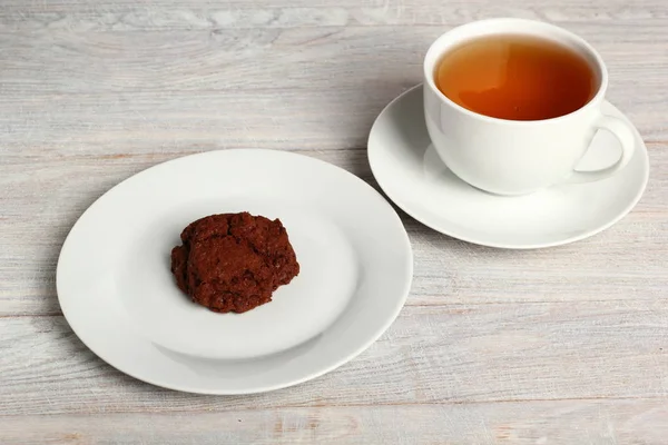 Homemade Chocolate Cookie Tea — Stock Photo, Image