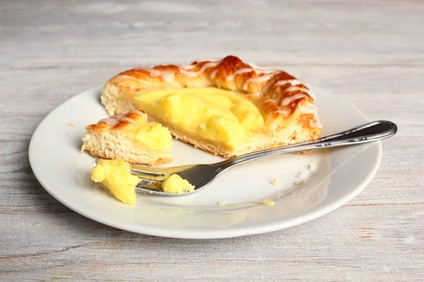 Danish Pastry Custard Filling — Stock Photo, Image