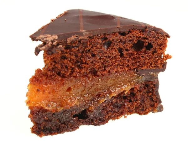 Välsmakande Choklad Torte Sachertårta — Stockfoto