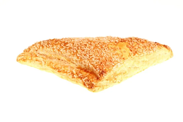 Puff Pastry Turnover White Background — Stock Photo, Image